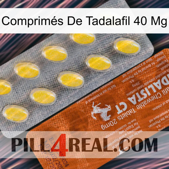 Comprimés De Tadalafil 40 Mg 42